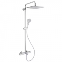 Colonne bain-douche thermostatique July+ Chromé - JACOB DELAFON Réf. E35681-9-CP