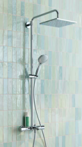 Colonne bain-douche thermostatique July+ Chromé - JACOB DELAFON Réf. E35681-9-CP