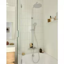 Colonne bain-douche thermostatique July+ t&ecirc;te ronde Chrom&eacute;  - JACOB DELAFON R&eacute;f. E35680-9-CP