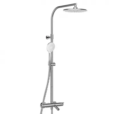 Colonne bain-douche thermostatique Premier t�lescopique Chrom� - GRB R�f. 50454500TL