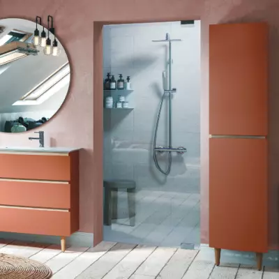 Colonne BEL AMI laqu�e 1 porte 180 cm - Charni�res � gauche ou � droite - DECOTEC R�f. 1820441 / 1820451