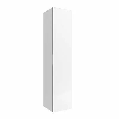 Colonne BENTO 35cm H.160cm 1 porte miroir - Laque au choix - DECOTEC R�f. 1795461 / 1795471
