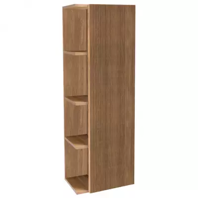 Colonne Caf� Terrace 50cm 1 porte droite Ch�ne structur� \ Drap de soie\  - JACOB DELAFON R�f. EB2436DS-PX-MD