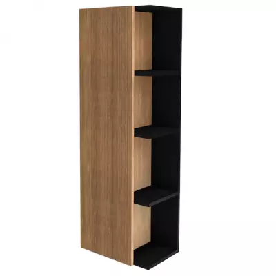 Colonne Caf� Terrace 50cm 1 porte gauche Ch�ne structur� \ Drap de soie\  - JACOB DELAFON R�f. EB2436GS-PX-MD