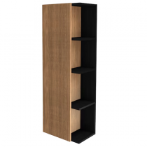 Colonne Café Terrace 50cm 1 porte gauche Chêne structuré \ Drap de soie\  - JACOB DELAFON Réf. EB2436GS-PX-MD