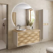 Colonne Cascade L40 - 2 portes - Laque / Bois - DECOTEC Réf. 1826381