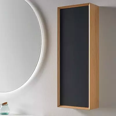 Colonne Dakota 36x100cm Ch�ne massif / Gris anthracite - O\'DESIGN R�f. DAKOTA-C1000A