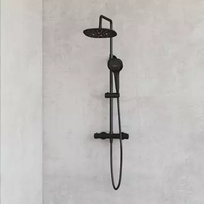 Colonne de douche Aquafactory Noir - KINEDO R�f. CD360