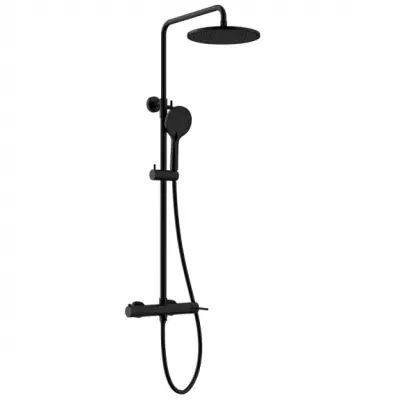Colonne de douche m�canique Gala Noir mat - OZE R�f. GALA500NM