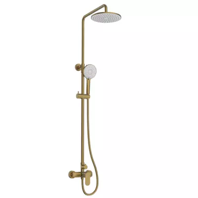 Colonne de douche m�canique Iris Cuivre bross� - OZE R�f. IRIS500CB