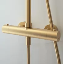 Colonne de douche thermostatique Aquadiva Or brossé - KINEDO Réf. CD368