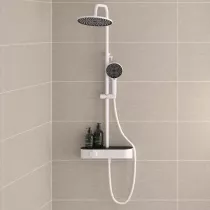 Colonne de douche thermostatique Aquanova Blanc mat - KINEDO Réf. CD366