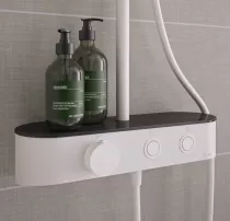 Colonne de douche thermostatique Aquanova Blanc mat - KINEDO Réf. CD366