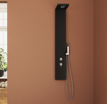 Colonne de douche thermostatique Aquastyle Noir - KINEDO Réf. CD313