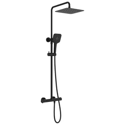 Colonne de douche thermostatique Figaro Noir mat - O\'DESIGN R�f. FIG800NM