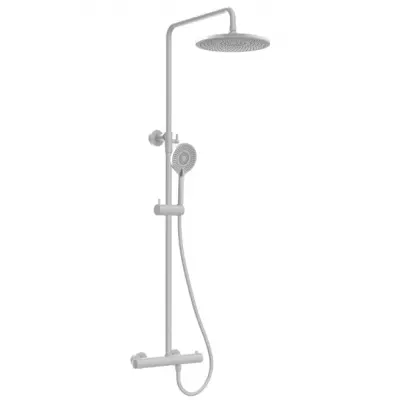 Colonne de douche thermostatique Gala Blanc mat - OZE R�f. GALA800BM