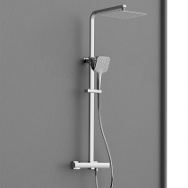 Colonne de douche thermostatique Grafik Chromé - O\'DESIGN Réf. GRAF800C