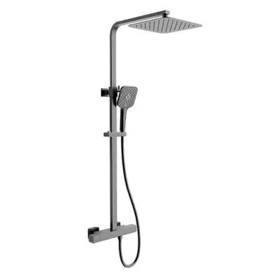 Colonne de douche thermostatique Grafik Gun mat - O\'DESIGN R�f. GRAF800G