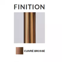 Colonne de douche thermostatique HANAÉ Cuivre brossé - O\'DESIGN Réf. HAN800CB