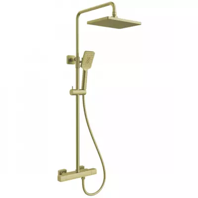 Colonne de douche thermostatique Haxo Or bross� - OZE R�f. HAXO800OB