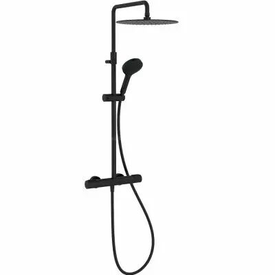 Colonne de douche thermostatique M�tro Noir mat - JACOB DELAFON R�f. E26588-BL