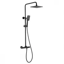 Colonne de douche thermostatique Noir - OZE Réf. Z800N