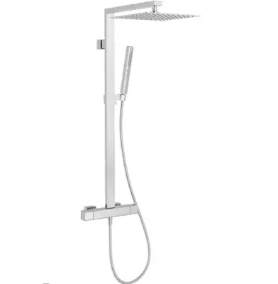 Colonne de douche thermostatique Strayt Chrom� - JACOB DELAFON R�f. E98321-CP version B