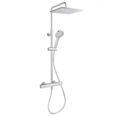 Colonne douche thermostatique July+ Chrom� - JACOB DELAFON R�f. E35679-9-CP