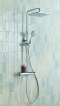 Colonne douche thermostatique July+ Chromé - JACOB DELAFON Réf. E35679-9-CP