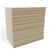 Colonne Dune 40x40cm Sable satiné - O\'DESIGN Réf. DUNE-C400S