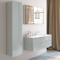 Colonne Epure 39cm H.164cm 1 porte - Laque au choix - DECOTEC Réf. 1811811