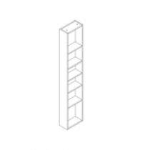 Colonne étagère Signature L30, décor bois Master Oak ou Elegant Black - DECOTEC Réf.1823501