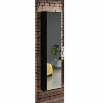 Colonne flaconnier Signature 40cm H.160 cm 1 porte miroir  / Laque au choix  - DECOTEC  Réf. 1823491