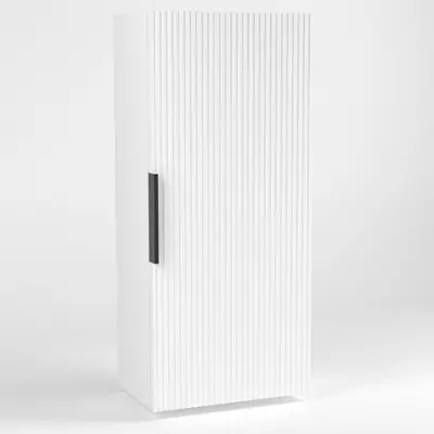 Colonne Gaban 35x90cm 1 porte Blanc Velours sans poign�e - O\'DESIGN R�f. GAB-C900BV