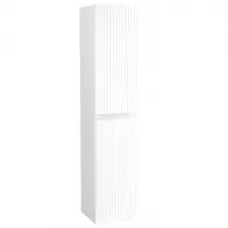 Colonne Garos 35x160cm 2 portes Blanc brillant - OZE Réf. GAROS-C1600B