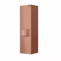 Colonne Illusion 50cm H.186cm 2 portes + 1 tiroir / Laque & poignée au choix - DECOTEC