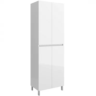 Colonne Infinity 60x181cm P.37cm 4 portes Blanc satin� - SALGAR R�f. 112585