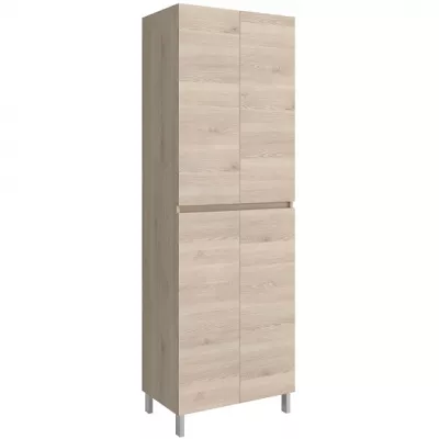 Colonne Infinity 60x181cm P.37cm 4 portes Ch�ne naturel - SALGAR R�f. 112586