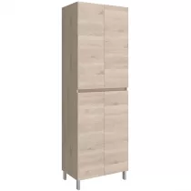 Colonne Infinity 60x181cm P.37cm 4 portes Ch&ecirc;ne naturel - SALGAR R&eacute;f. 112586