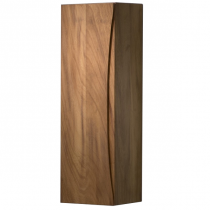 Colonne Iroko 30cm 1 porte bois massif - O\'DESIGN Réf. IROCOL1000