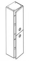 Colonne laquée JOLIE MÔME 35 cm 2 portes charnières à droite - DECOTEC Réf. 1814051