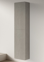 Colonne Mio 35cm 2 portes Chêne blanc charnières à gauche - ROYO Réf. 126721