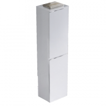 Colonne Modena 35cm 2 portes Blanc glacier - O\'DESIGN Réf. MODENAC1450B