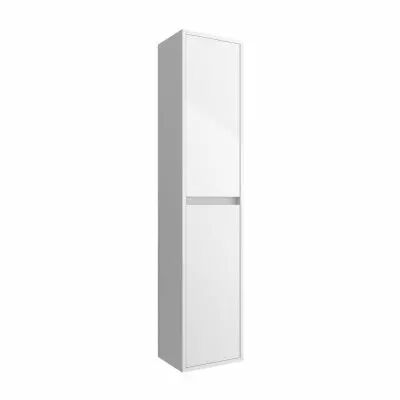 Colonne NOJA L.30cm H.140cm 2 portes Blanc brillant - SALGAR R�f. 104360