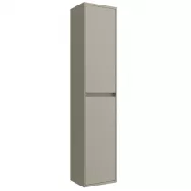Colonne NOJA L.30cm H.140cm 2 portes Gris satin&eacute; - SALGAR R&eacute;f. 118429