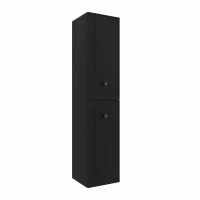 Colonne Renoir 35x160cm 2 portes Black velvet mat - Poign�es � personnaliser - SALGAR R�f. 91318
