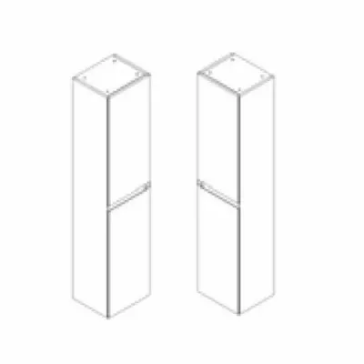  Colonne Signature 36cm H.160 cm 2 portes / Laque au choix - DECOTEC  R�f. 1823361