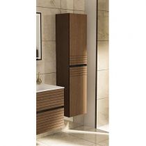 Colonne Signature 46cm H.160 cm 2 portes / Placage chêne  - DECOTEC  1823401 / 1823411