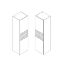 Colonne Signature L46 - 2 portes Placage Chêne - DECOTEC 1823401 / 1823411
