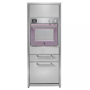Colonne STEEL Genesi Modular System pou four encastr�